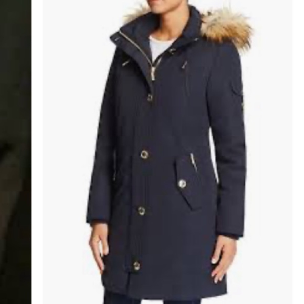 $350 Michael Kors Premium Heavy Down Coat No Hood